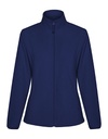 Kurtka Polarowa Damska z Wysokim Kolnierzem RY6415 - Navy Blue 55