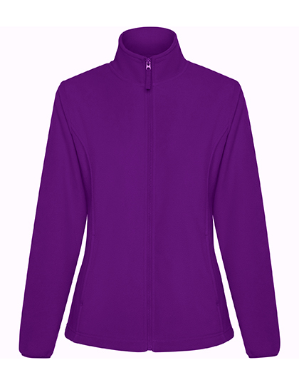 Kurtka Polarowa Damska z Wysokim Kolnierzem RY6415 - Purple 71