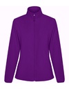 Kurtka Polarowa Damska z Wysokim Kolnierzem RY6415 - Purple 71