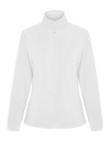 Kurtka Polarowa Damska z Wysokim Kolnierzem RY6415 - White 01