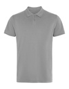 Koszulka Polo Męska Pique Bawełna Elastan RY6441 - Heather Grey 58