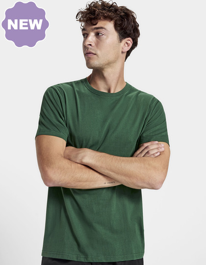 Koszulka Meska Krotki Rekaw Bawelna Poliester RY9327 - Heather Grey 58