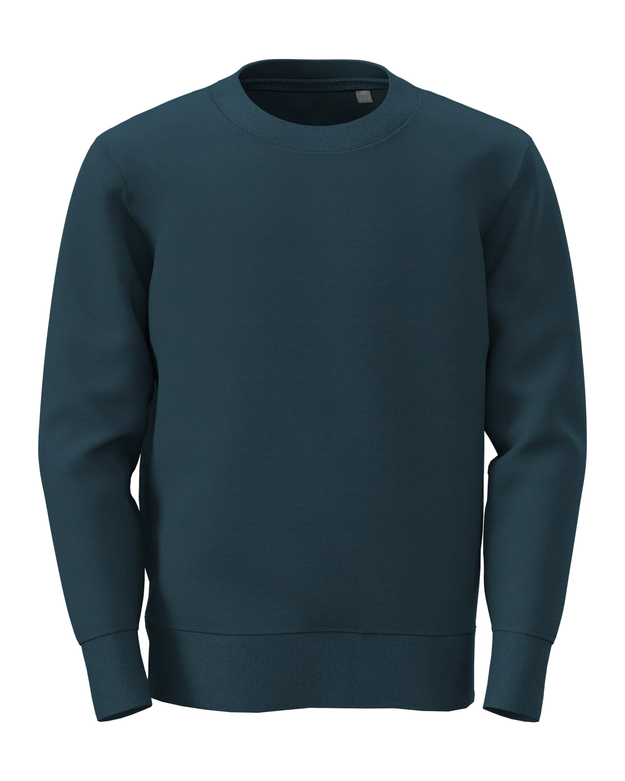 Bluza Klasyczna Bawelniano-Poliestrowa S4370K - Navy Blue