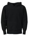 Bluza Klasyczna Z Kapturem Dwuwarstwowym S4470K - Black Opal