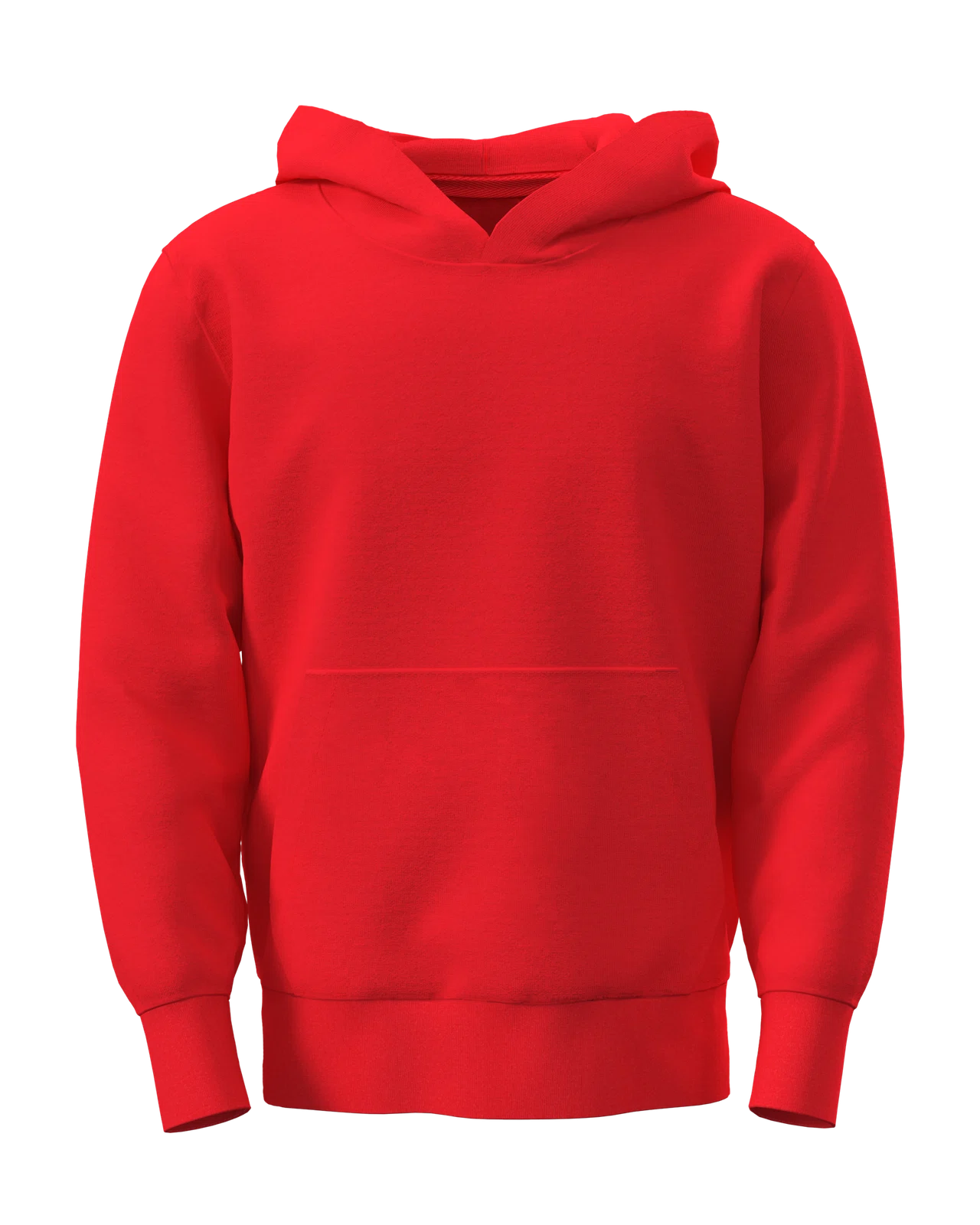 Bluza Klasyczna Z Kapturem Dwuwarstwowym S4470K - Scarlet Red