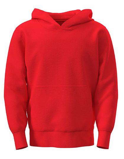 Bluza Klasyczna Z Kapturem Dwuwarstwowym S4470K - Scarlet Red