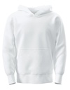 Bluza Klasyczna Z Kapturem Dwuwarstwowym S4470K - White