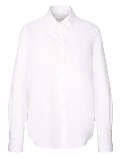 Koszula Damska Oversize Popelinowa SN145941 - White