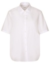 Koszula Damska Oversize Bawelniana Popelinowa SN145942 - White