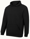 Bluza z Kapturem Bawelna Organiczna SW200 - Deep Black