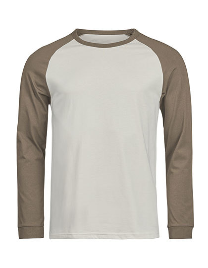 Koszulka Meska Raglanowa Bawelniana TJ1170 - Cement & Clay