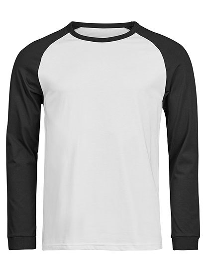 Koszulka Meska Raglanowa Bawelniana TJ1170 - Black