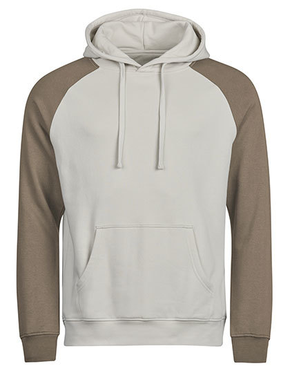 Bluza z kapturem Luzny Kroj Szczotkowana TJ5156 - Cement & Clay