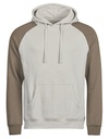 Bluza z kapturem Luzny Kroj Szczotkowana TJ5156 - Cement & Clay