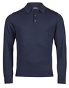 Koszulka Polo Meska Dopasowana Welna Poliakryl TJ6002 - Navy