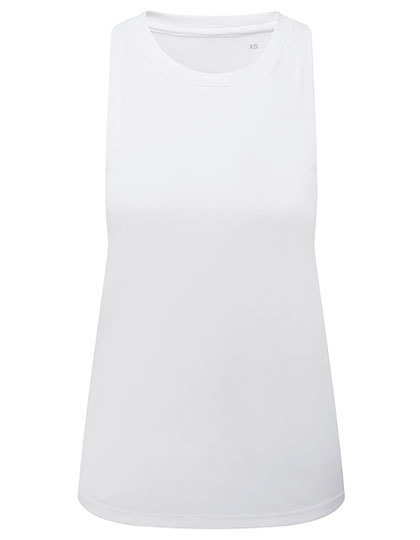 Koszulka Tank Top Odprowadzająca Wilgoć Poliester z Recyklingu TR516 - White