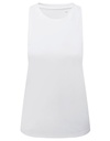 Koszulka Tank Top Odprowadzająca Wilgoć Poliester z Recyklingu TR516 - White