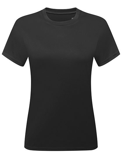 Koszulka Sportowa Damska Oddychajaca Recyklingowana TR517 - Black