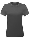 Koszulka Sportowa Damska Oddychajaca Recyklingowana TR517 - Charcoal