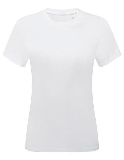 Koszulka Sportowa Damska Oddychajaca Recyklingowana TR517 - White