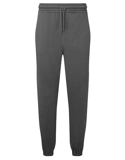 Spodnie Dresowe Unisex Luźne Polarowe TR605 - Charcoal