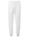 Spodnie Dresowe Unisex Luzne Polarowe TR605 - White