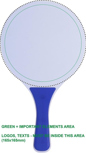 Miejsce znakowania: RACKET 1 BACK PD (do 185 x 185 mm)