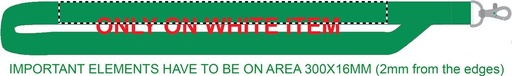Miejsce znakowania: BACK STR ON WHITE (do 300 x 20 mm)