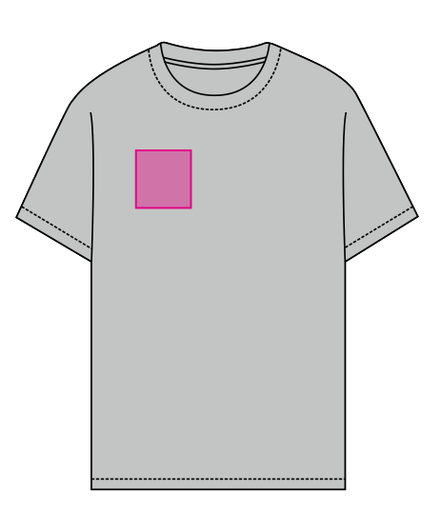 Umiejscowienie znakowania: Pierś prawa (do 80 x 80 mm)