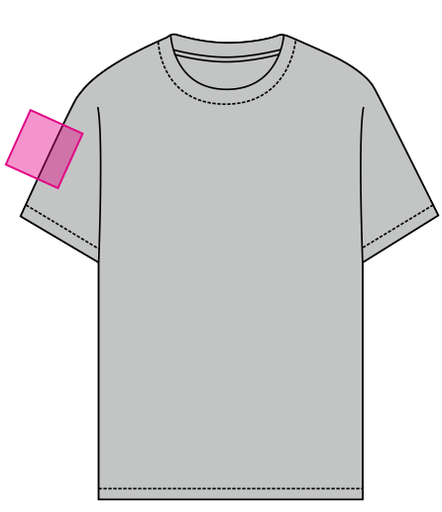 Umiejscowienie znakowania: Rękaw prawy (do 80 x 80 mm)