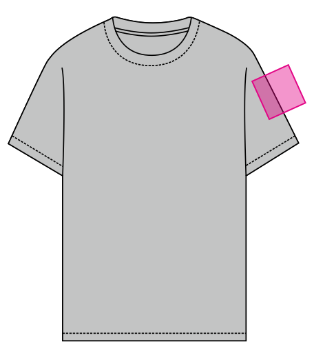 Umiejscowienie znakowania: Rękaw lewy (do 80 x 80 mm)