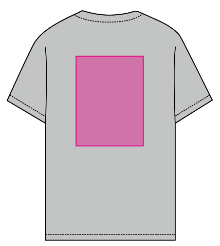 Umiejscowienie znakowania: Tył (do 210 x 290 mm)