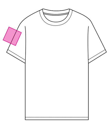 Umiejscowienie znakowania: Rękaw prawy (do 80 x 80 mm)