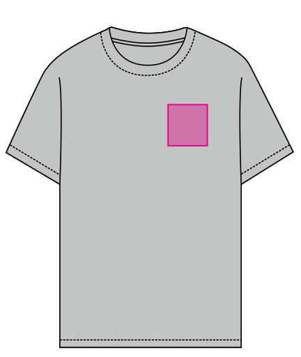 Umiejscowienie znakowania: Pierś lewa (do 80 x 80 mm)