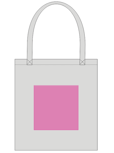 Umiejscowienie znakowania na torbie: Przód (do 200 x 200 mm)