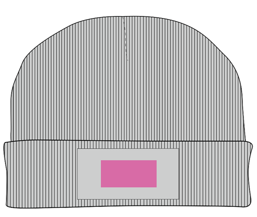 Umiejscowienie znakowania na czapce zimowej: Przód (do 60 x 30 mm)