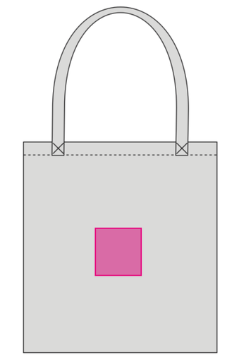 Umiejscowienie znakowania na torbie: Przód (do 100 x 100 mm)