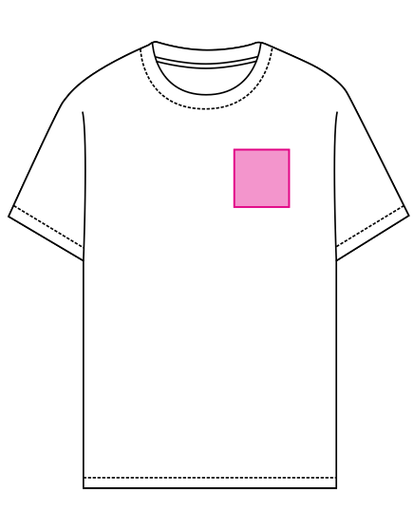 Umiejscowienie znakowania na koszulce: Pierś lewa (do 80 x 80 mm)