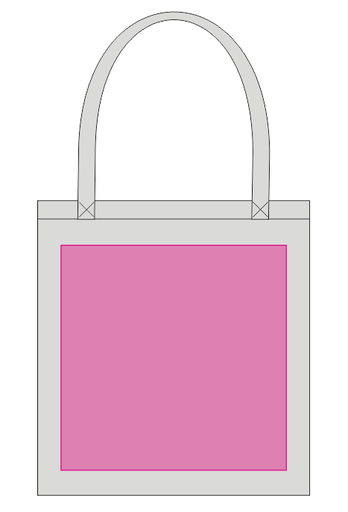 Umiejscowienie znakowania na torbie: Tył (do 320 x 320 mm)