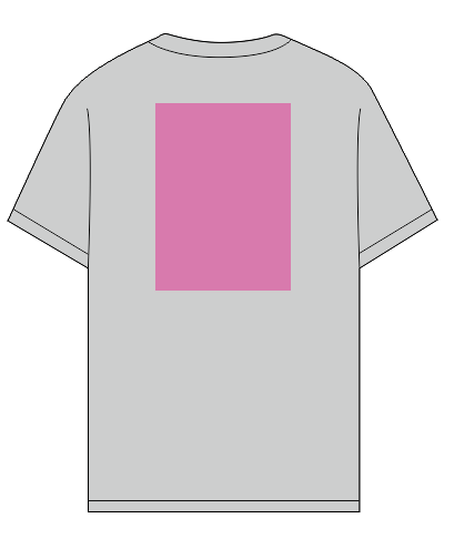 Umiejscowienie znakowania na koszulce: Tył (do 210 x 290 mm)