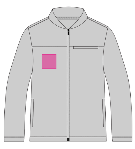 Umiejscowienie znakowania na kurtce: Pierś prawa (do 80 x 80 mm)