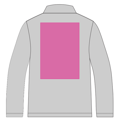 Umiejscowienie znakowania na kurtce: Tył (do 360 x 410 mm)