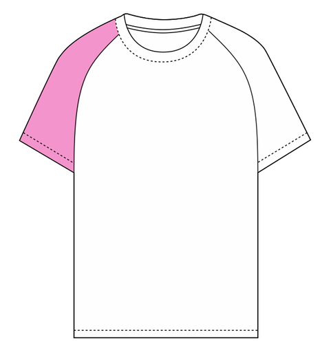 Umiejscowienie znakowania na koszulce: Prawy rękaw