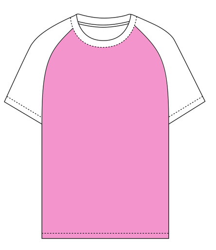 Umiejscowienie znakowania na koszulce: Przód