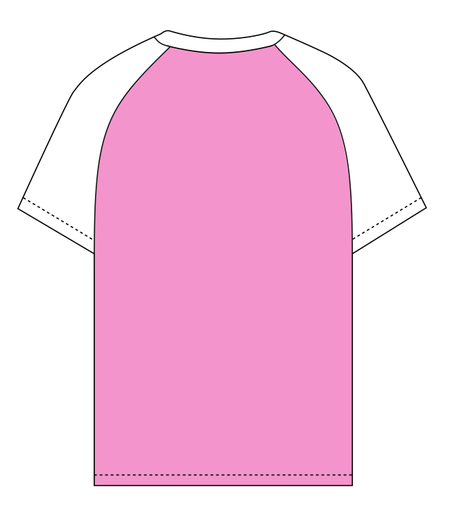 Umiejscowienie znakowania na koszulce: Tył