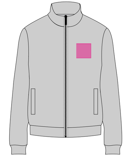 Umiejscowienie znakowania na polarze: Pierś lewa (do 80 x 80 mm)