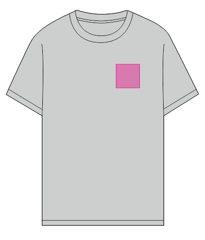 Umiejscowienie znakowania: Pierś lewa (do 80 x 80 mm)