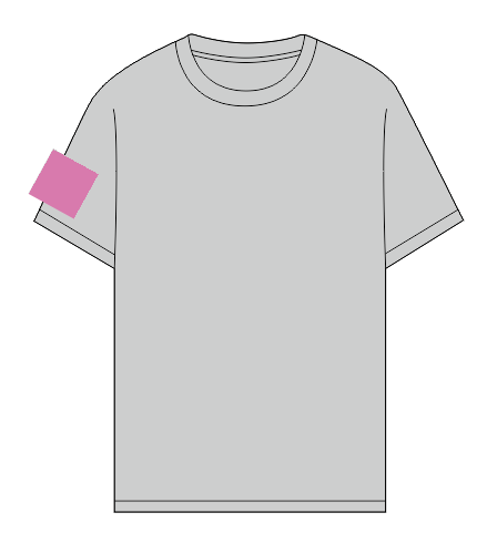 Umiejscowienie znakowania: Rękaw prawy (do 80 x 80 mm)