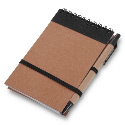 Notatnik ok. A6 z długopisem | Chapman V2335-03 - czarny