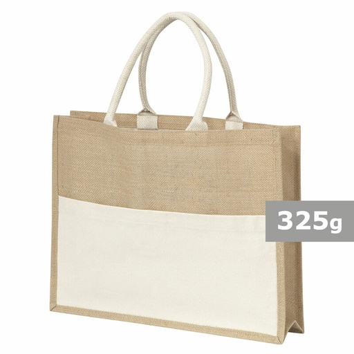 Torba z juty V8413-00 - neutralny